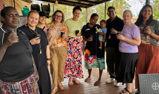 Bayer ANZ and Red Cross Team at the Baby Hub on Elcho Island, June 2025